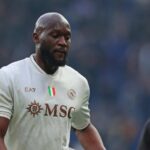 Romelu Lukaku in bianco