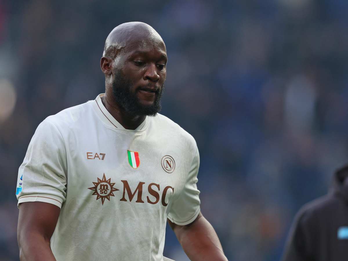 Romelu Lukaku in bianco